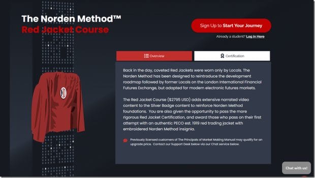 Red Jacket Course By The Norden Method
