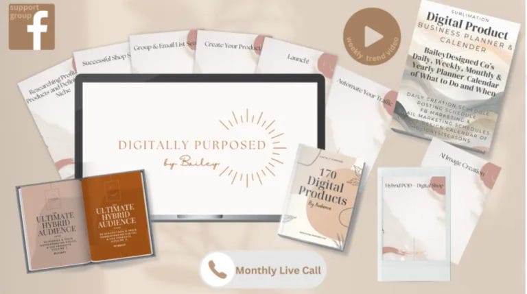 Bailey – Digitally Purposed-How To Build A Digital Product Business On Etsy