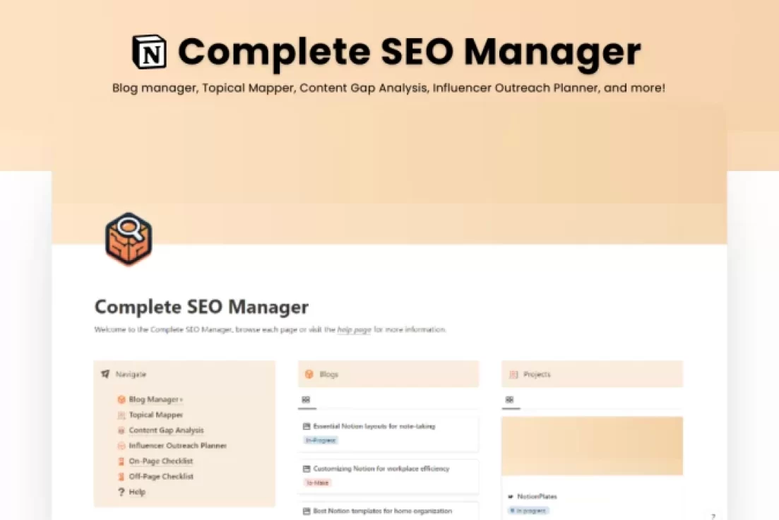 Notion For SEO – Complete SEO Manager For Notion